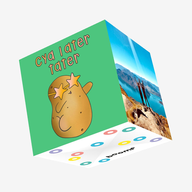 Cya Later Tater Confetti-exploding Greetings Card