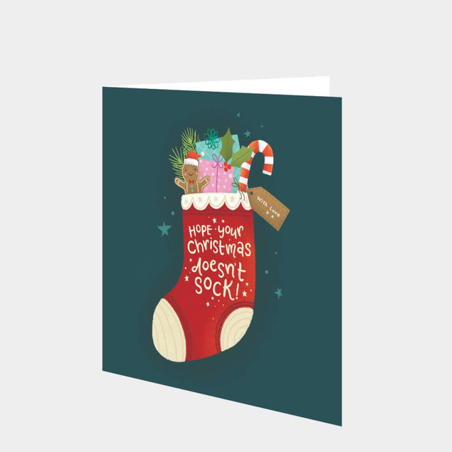 Hope Your Christmas Doesn't Sock Card