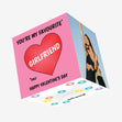 You're My Favourite Girlfriend Confetti-exploding Greetings Card