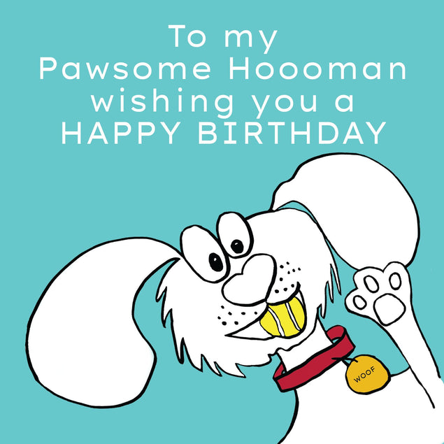 To my pawsome hooman Card