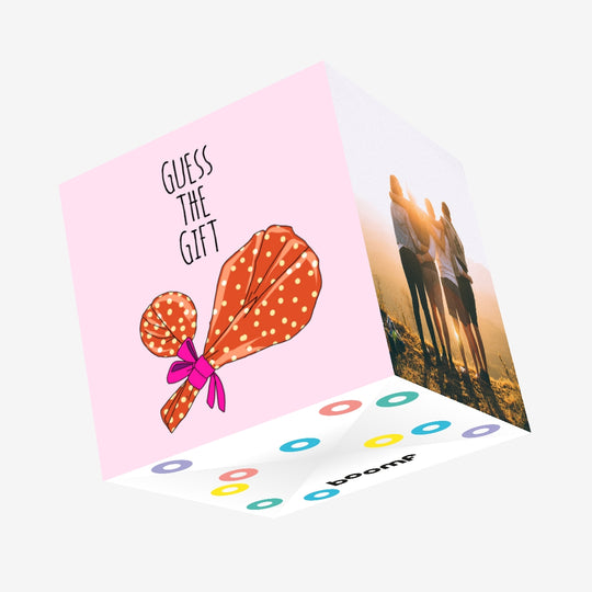 Tennis Rackets Gift Happy Birthday Confetti-exploding Greetings Card