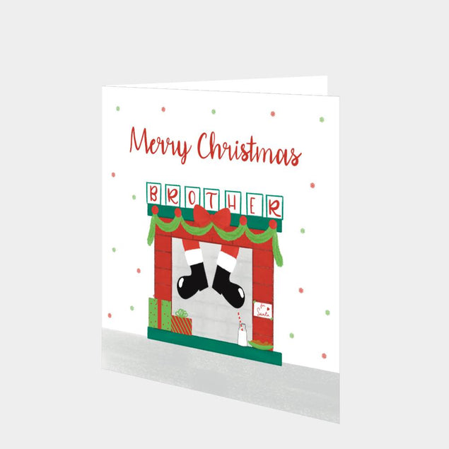 Merry Christmas Brother Card