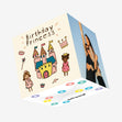 Birthday Princess Castle Confetti-exploding Greetings Card
