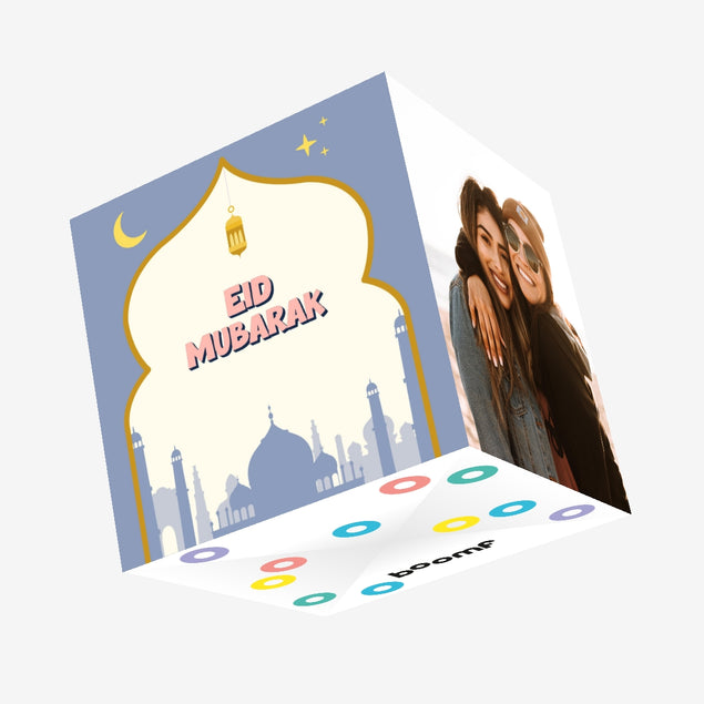 Eid Mubarak Confetti-exploding Greetings Card