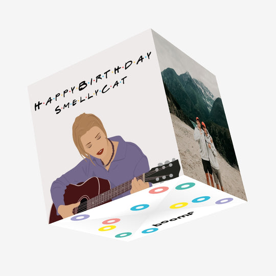 Smelly Cat Birthday Confetti-exploding Greetings Card