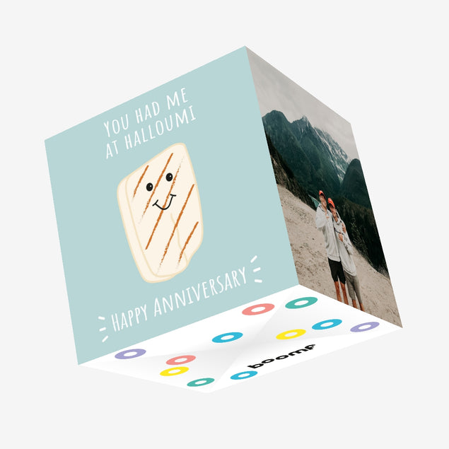 You Had Me At Halloumi Confetti-exploding Greetings Card