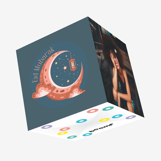 Eid Mubarak Confetti-exploding Greetings Card