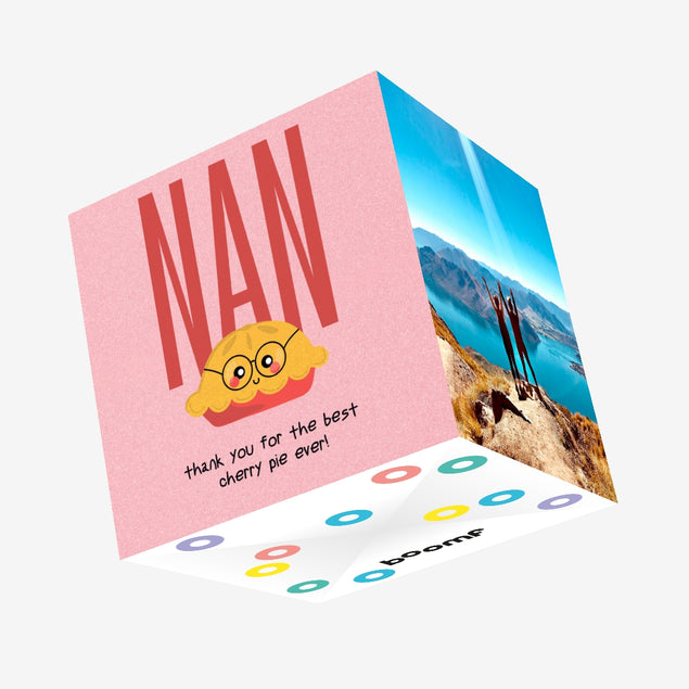 Nan Best Cherry Pie Ever Confetti-exploding Greetings Card