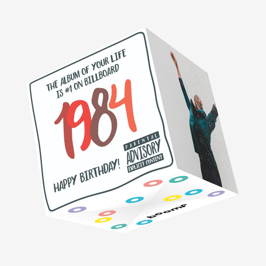 The Album Of your Life 1984 Birthday Confetti-exploding Greetings Card