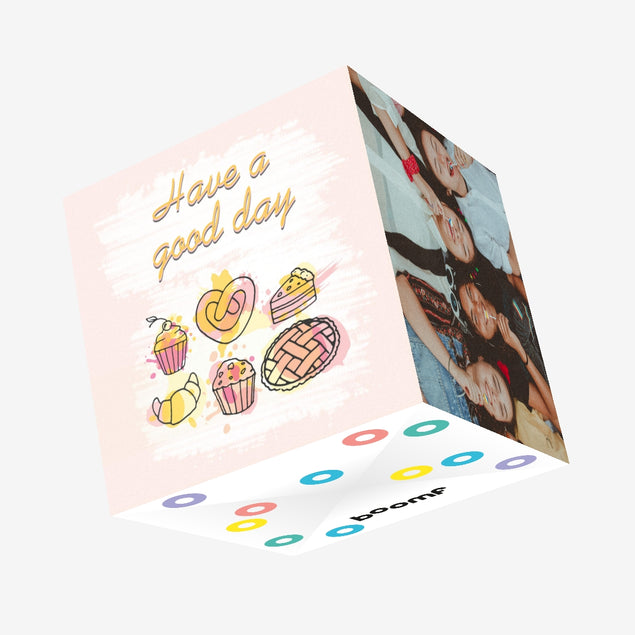 Have A Good Day Pastries Confetti-exploding Greetings Card