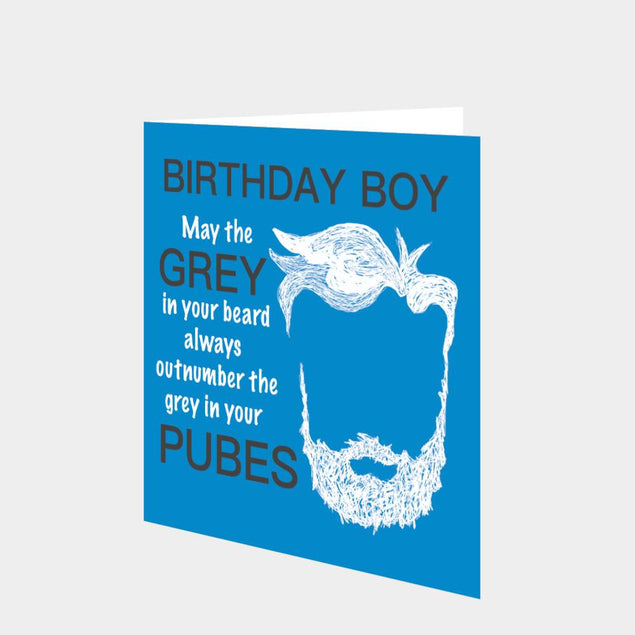 The grey in your beard Card