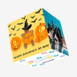 Happy Halloween My Boo Baby In A Pumpkin And Bats Confetti-exploding Greetings Card