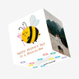 Princess Bee Happy Mother's Day To A Mum-to-Bee Confetti-exploding Greetings Card