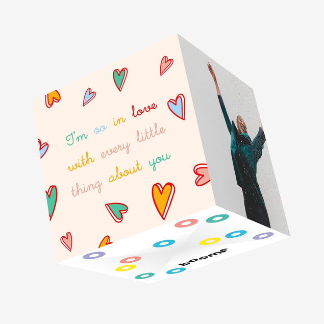 I'm So In Love Confetti-exploding Greetings Card