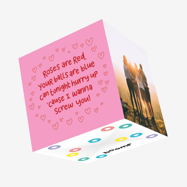I Wanna Screw You Valentine's Day Confetti-exploding Greetings Card