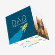 Out Of This World Dad Confetti-exploding Greetings Card