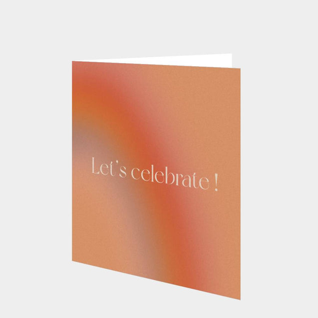 Let's Celebrate Orange Card