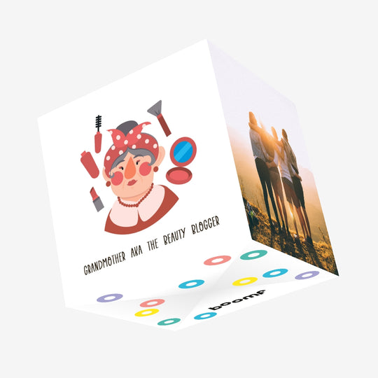 Aka The Beauty Blogger Confetti-exploding Greetings Card