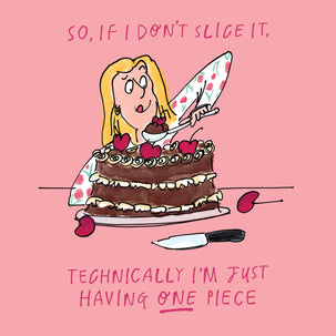 Technically I'm just having one piece Card