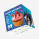 Sweet Cupcake Happy 99th Birthday Confetti-exploding Greetings Card