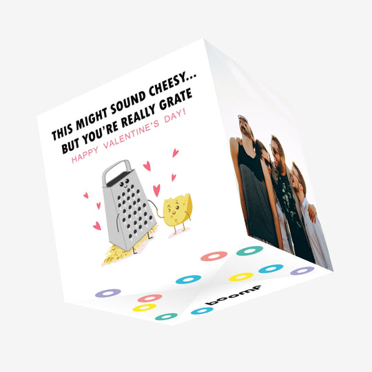 You're Really Grate Valentine's Confetti-exploding Greetings Card