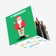 St. Knickerless Christmas Confetti-exploding Greetings Card
