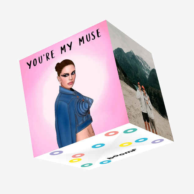 You're My Muse Confetti-exploding Greetings Card