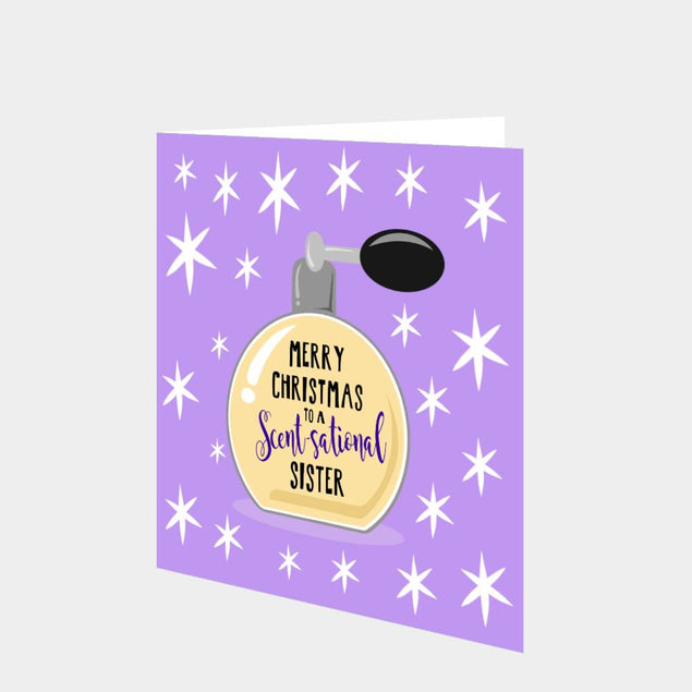 Scent-sational Sister Christmas Card