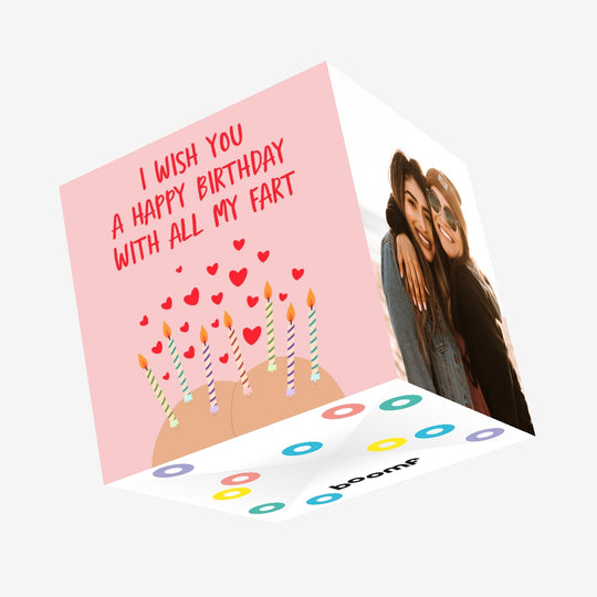 Birthday Farts Confetti-exploding Greetings Card