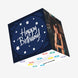 Happy Birthday Blue Stars Confetti-exploding Greetings Card