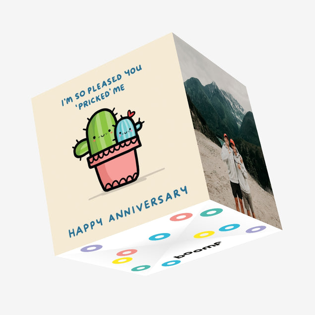 So Pleased You Pricked Me Confetti-exploding Greetings Card