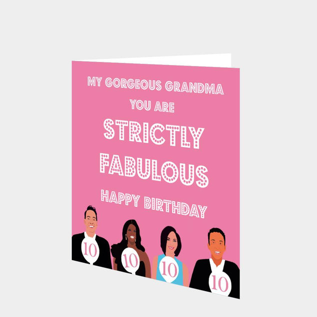 Gorgeous Grandma Strictly Fabulous Card