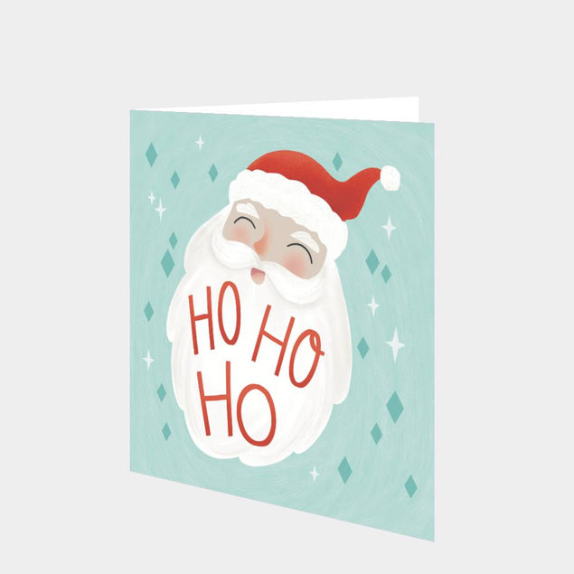 Ho Ho Ho Santa Christmas Card
