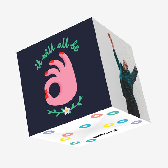 It will all be okay Confetti-exploding Greetings Card