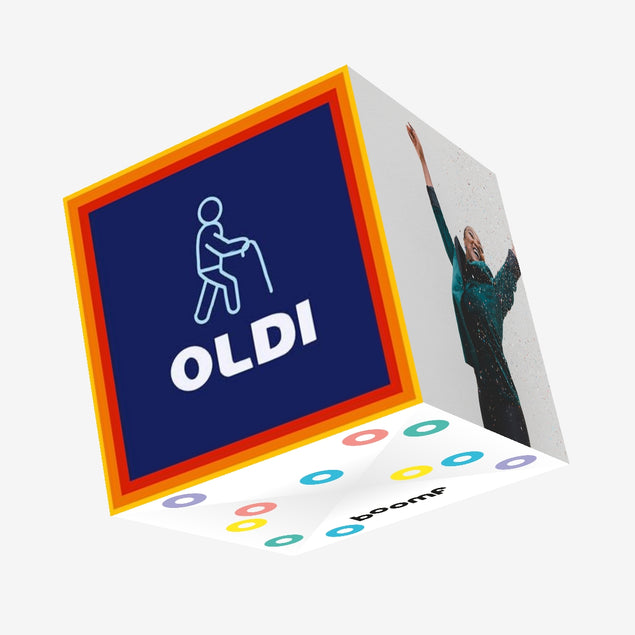 Oldi Aldi Confetti-exploding Greetings Card