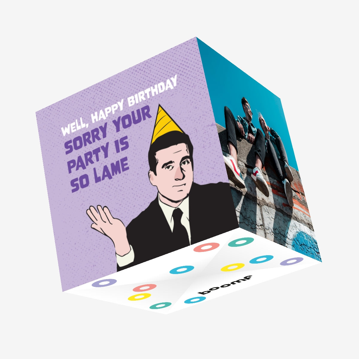 Sorry Your Party Is Lame Funny Birthday Confetti-exploding Greetings C ...