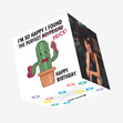 Happy Birthday Boyfriend Cactus Prick Confetti-exploding Greetings Card