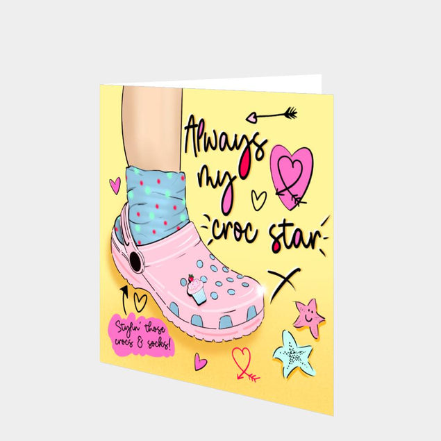 Always my Croc star Card