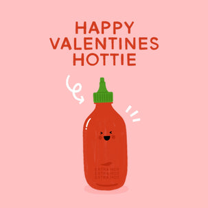 Happy Valentines Hottie Card