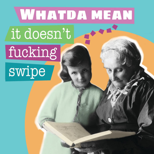 Whatda mean it doesn't fucking swipe Card