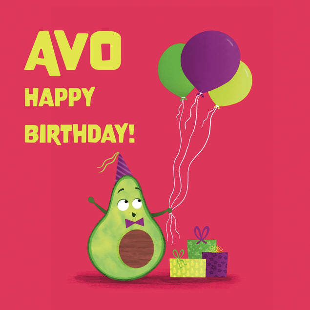 Avocado Birthday Card - 1