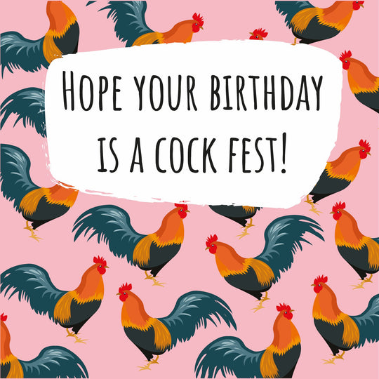 C**k Fest Card