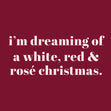 White, Red, Ros‚ Christmas Card