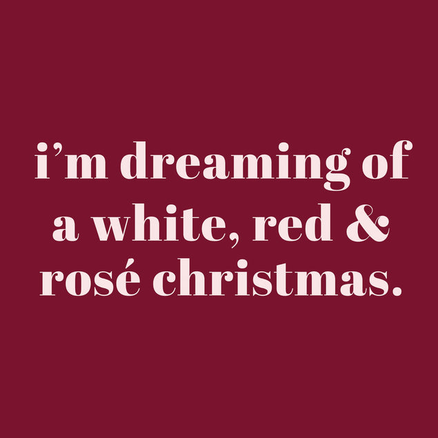 White, Red, Ros‚ Christmas Card