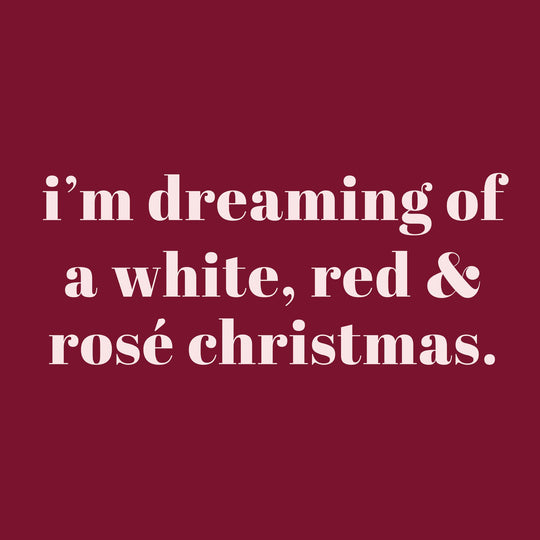 White, Red, Ros‚ Christmas Card