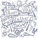 Father's Day You Are The Best Doodle Card
