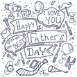 Father's Day You Are The Best Doodle Card