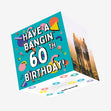Geometric Shapes Have A Bangin' 60th Birthday Confetti-exploding Greetings Card