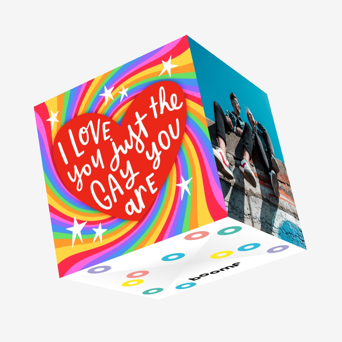 I Love You Just The Gay You Are Valentines Day Confetti Exploding Gre Boomf 9701