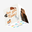 Love You Nan Cats Confetti-exploding Greetings Card